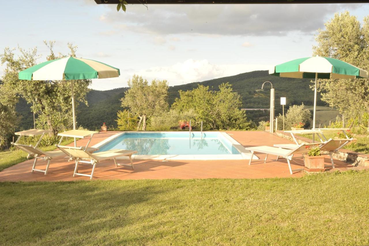Villa San Regolino Whit Private Pool Radicondoli Bagian luar foto