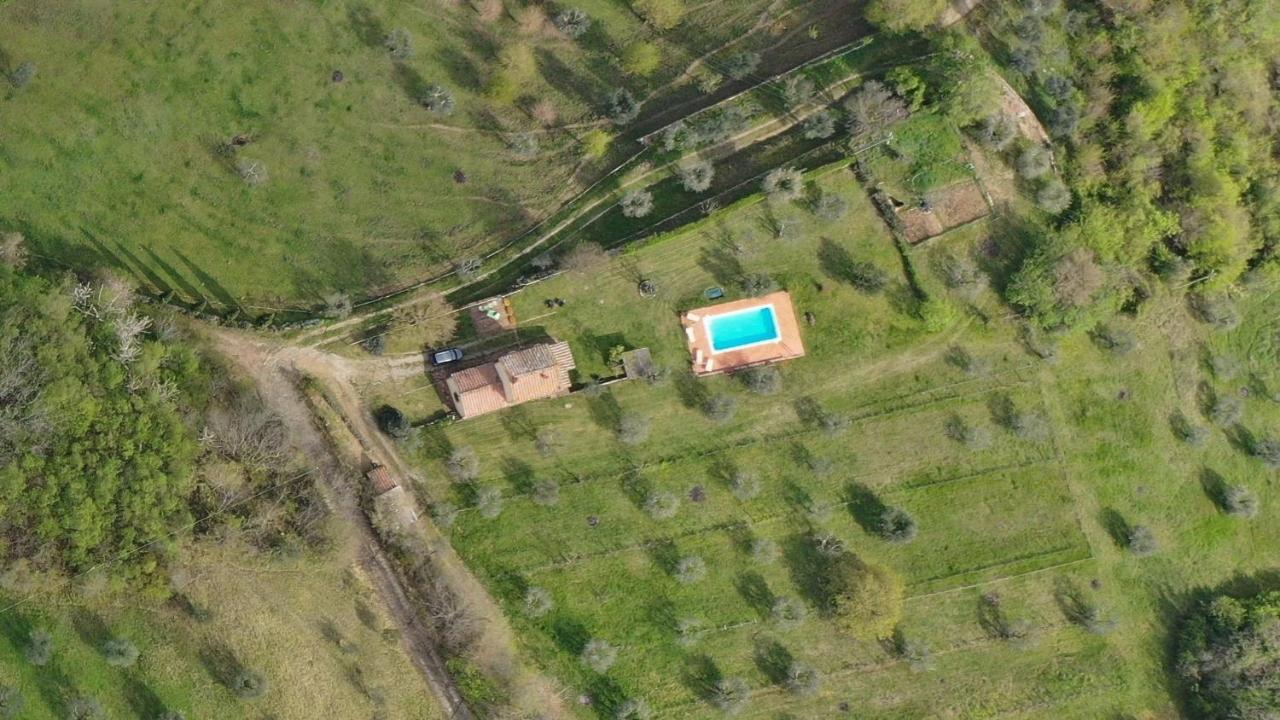 Villa San Regolino Whit Private Pool Radicondoli Bagian luar foto