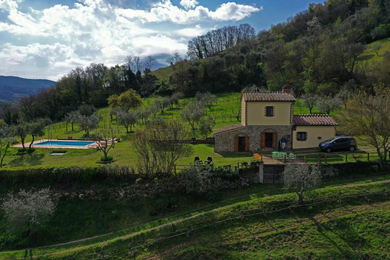 Villa San Regolino Whit Private Pool Radicondoli Bagian luar foto
