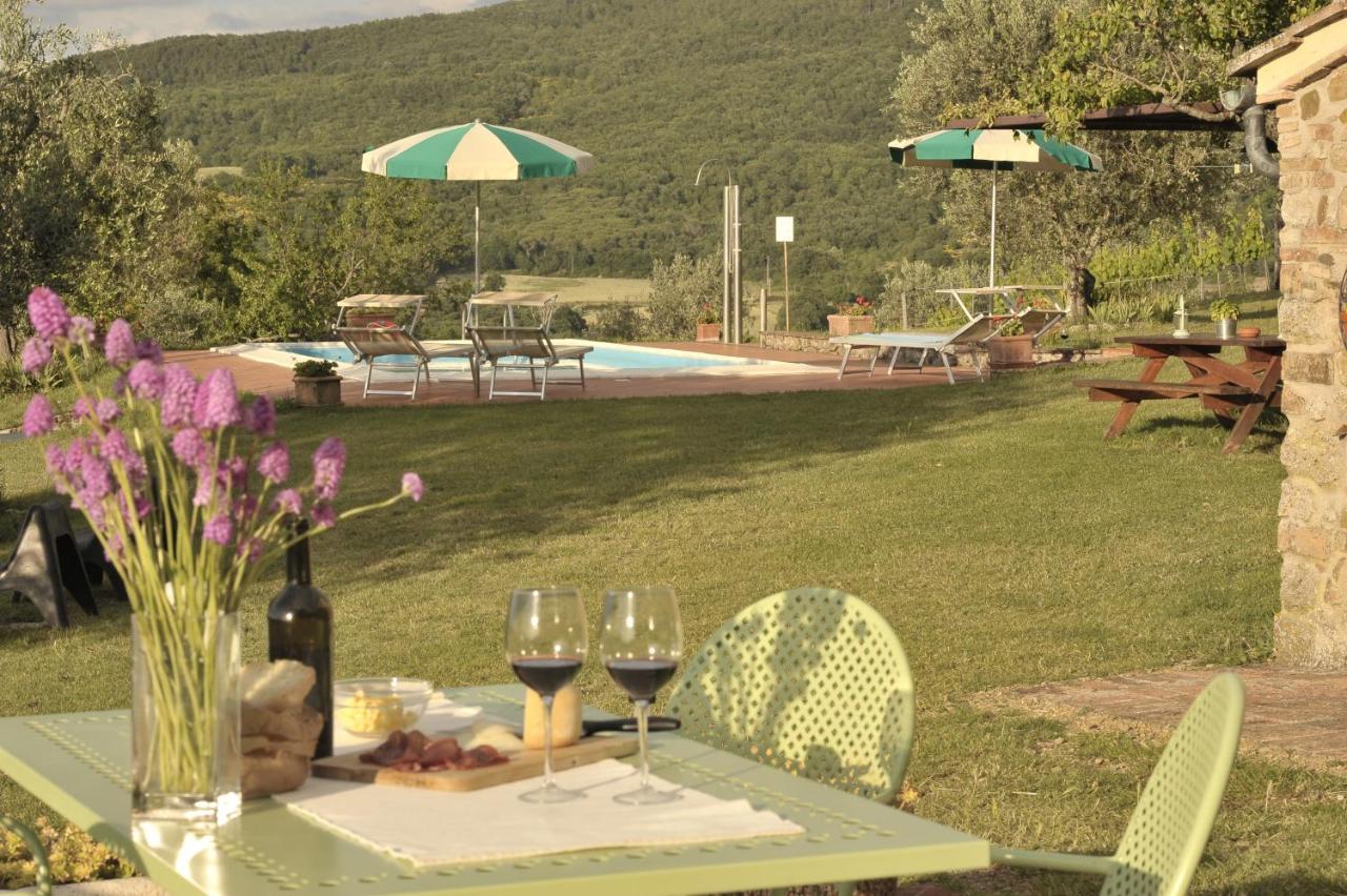 Villa San Regolino Whit Private Pool Radicondoli Bagian luar foto